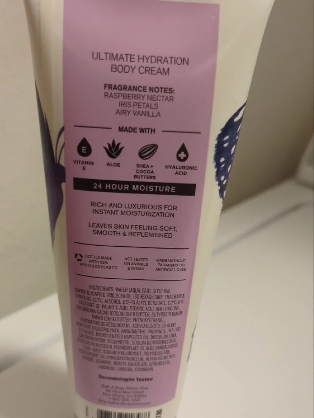 Bath & Body Works Purple & Gold Hand Soap and Butterfly Hand Cream Duo